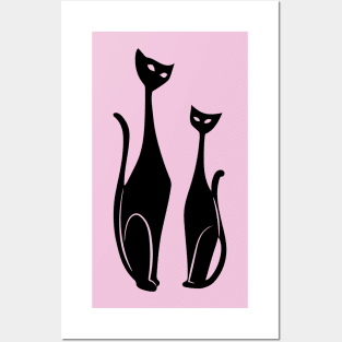 Little Black Cats Posters and Art